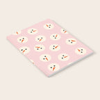 Minimalistic Festive Snowmen On Pink Notebook Gallery Image 2
