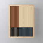 Color Block Line Abstract I Boho Rustic Mini Art Print Gallery Image 1
