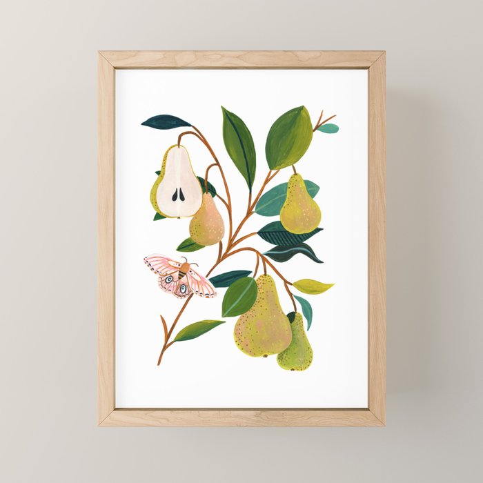 Summer Pear Mini Art Print Gallery Image 1