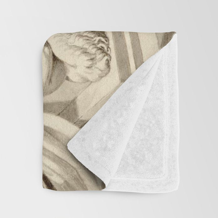 Jean Frédéric Maximilien de Waldeck Erotic Lovers II Throw Blanket Gallery Image 3