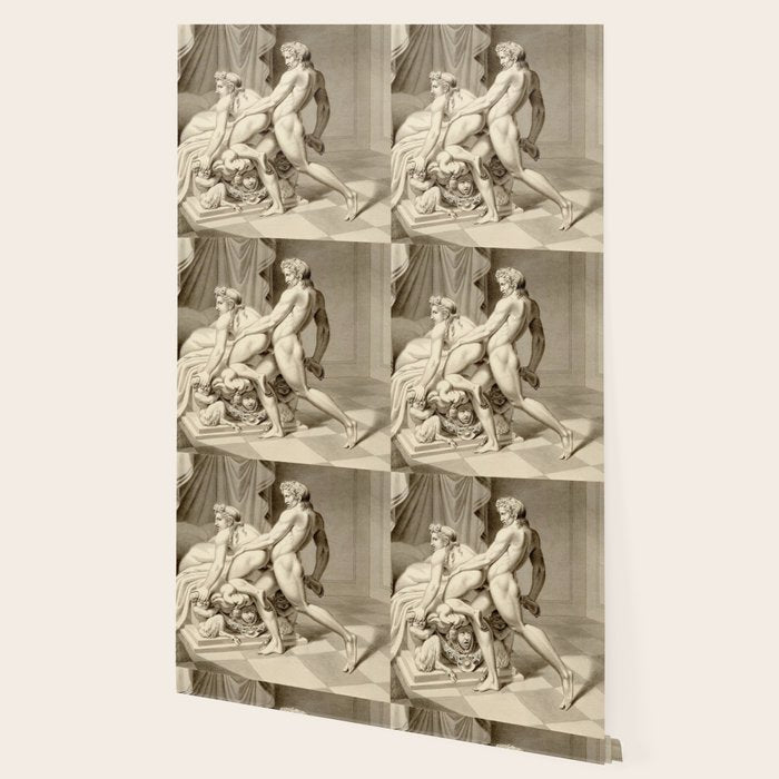 Jean Frédéric Maximilien de Waldeck Erotic Lovers II Wallpaper Gallery Image 2