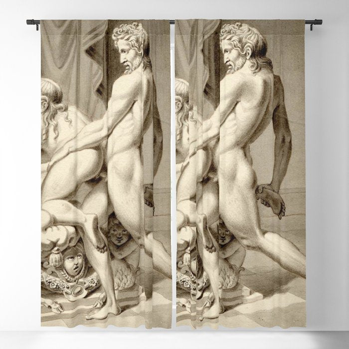 Jean Frédéric Maximilien de Waldeck Erotic Lovers II Window Curtain Gallery Image 5