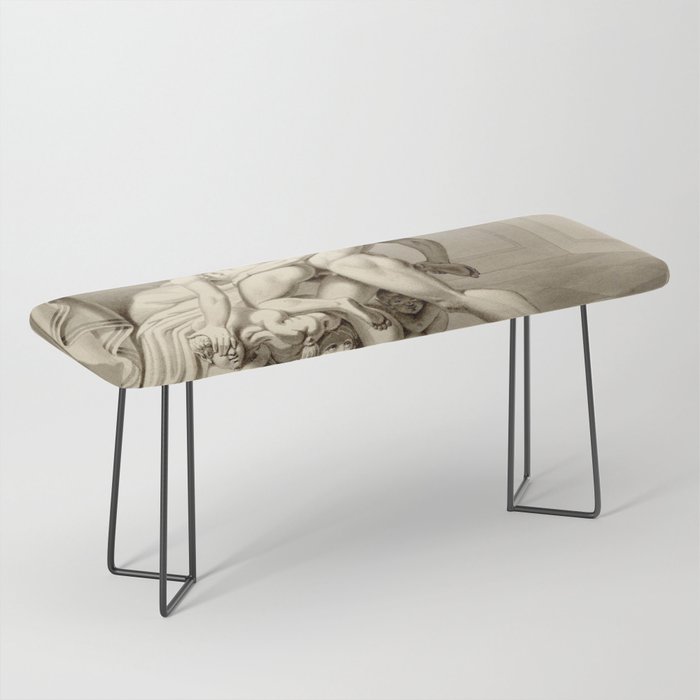 Jean Frédéric Maximilien de Waldeck Erotic Lovers II Bench Gallery Image 1
