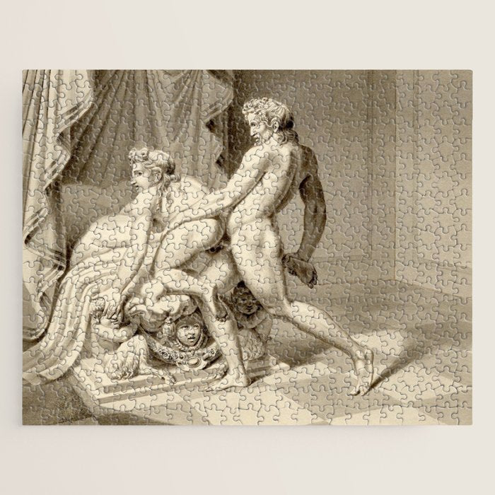 Jean Frédéric Maximilien de Waldeck Erotic Lovers II Jigsaw Puzzle Gallery Image 1