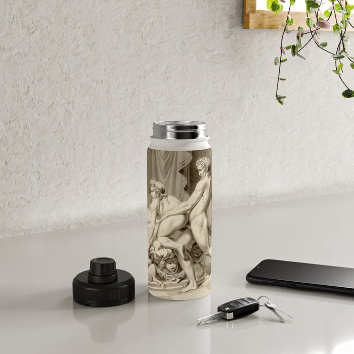 Jean Frédéric Maximilien de Waldeck Erotic Lovers II Water Bottle Gallery Image 4