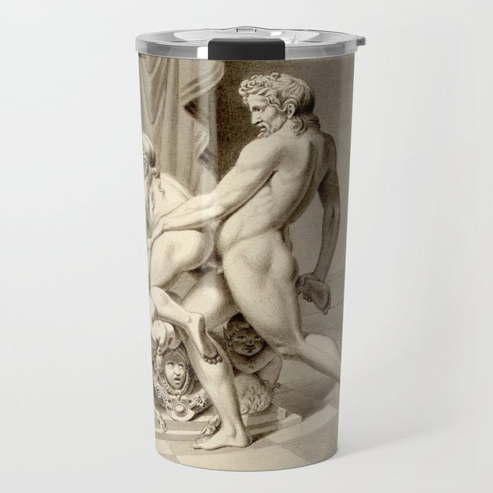 Jean Frédéric Maximilien de Waldeck Erotic Lovers II Travel Mug Gallery Image 1