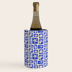 Vintage marine seashell mosaic art pattern Wine Chiller Gallery Image 3