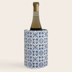 Portuguese tiles pattern blue Wine Chiller Gallery Image 2