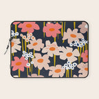 Groovy Flowers retro pattern Laptop Sleeve Gallery Image 1