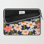Groovy Flowers retro pattern Laptop Sleeve Gallery Image 2