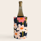 Groovy Flowers retro pattern Wine Chiller Gallery Image 1