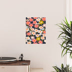 Groovy Flowers retro pattern Poster Gallery Image 2
