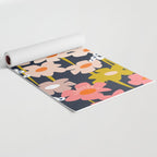 Groovy Flowers retro pattern Yoga Mat Gallery Image 2