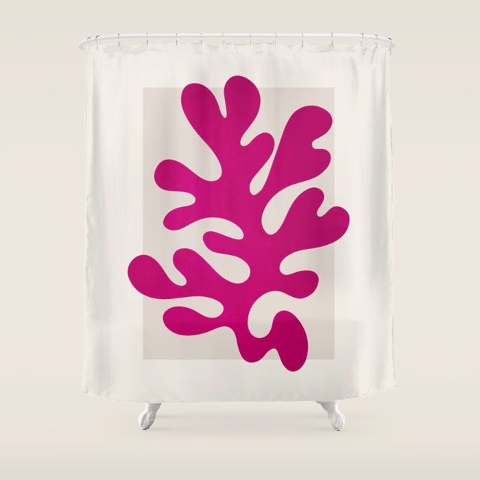 Wine: Matisse Color Series II | Mid-Century Edition Shower Curtain Gallery Image 1