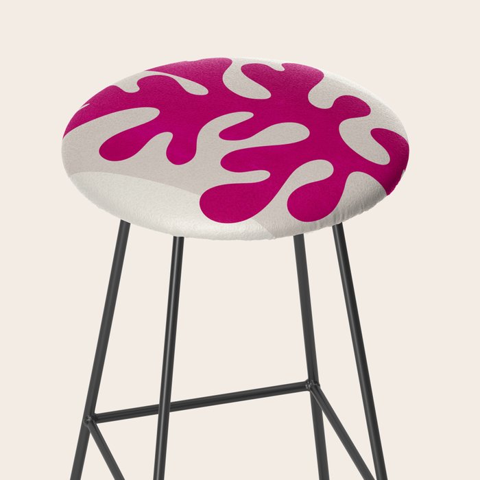 Wine: Matisse Color Series II | Mid-Century Edition Stool Gallery Image 2