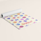 Jellyfish Day - pastel Yoga Mat Gallery Image 2