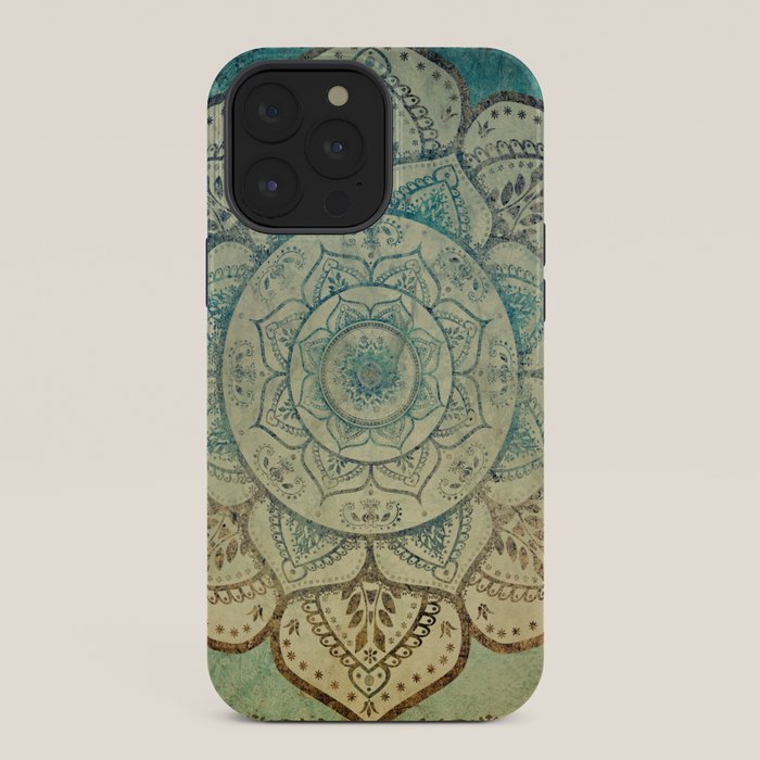 Faded Bohemian Mandala iPhone Case Gallery Image 2