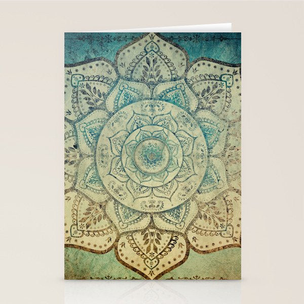 Faded Bohemian Mandala Stationery Card Gallery Image 2