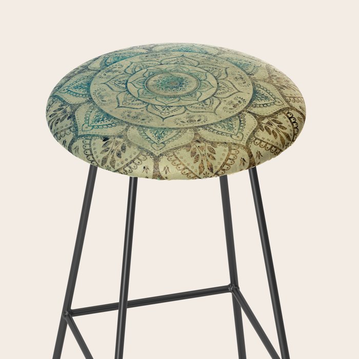 Faded Bohemian Mandala Stool Gallery Image 2