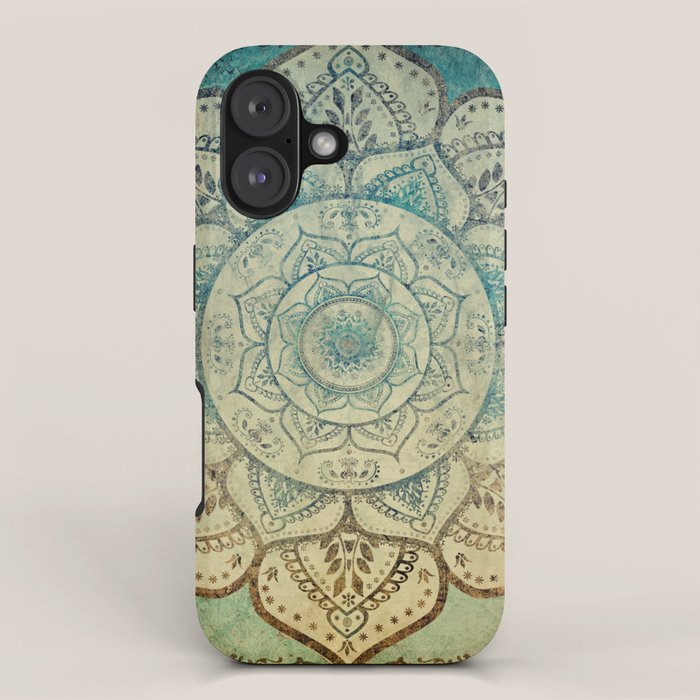 Faded Bohemian Mandala iPhone Case Gallery Image 1