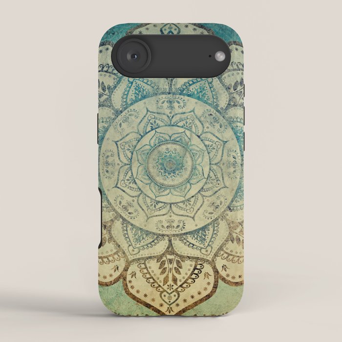 Faded Bohemian Mandala iPhone Case Gallery Image 2