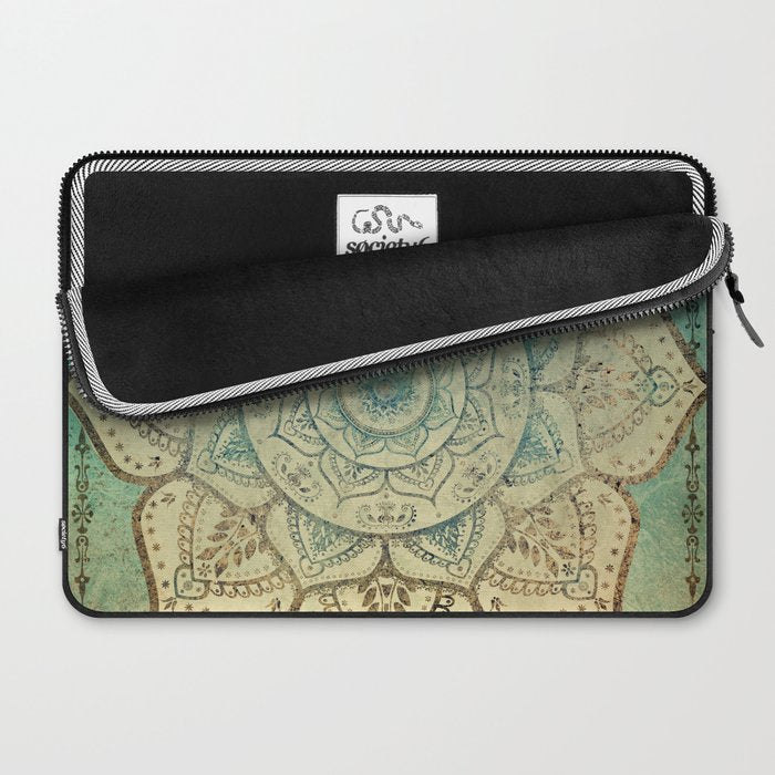 Faded Bohemian Mandala Laptop Sleeve Gallery Image 2