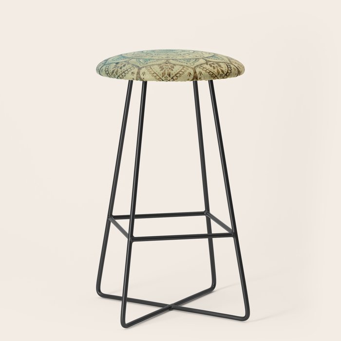 Faded Bohemian Mandala Stool Gallery Image 1