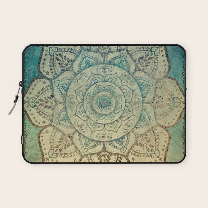 Faded Bohemian Mandala Laptop Sleeve Gallery Image 1