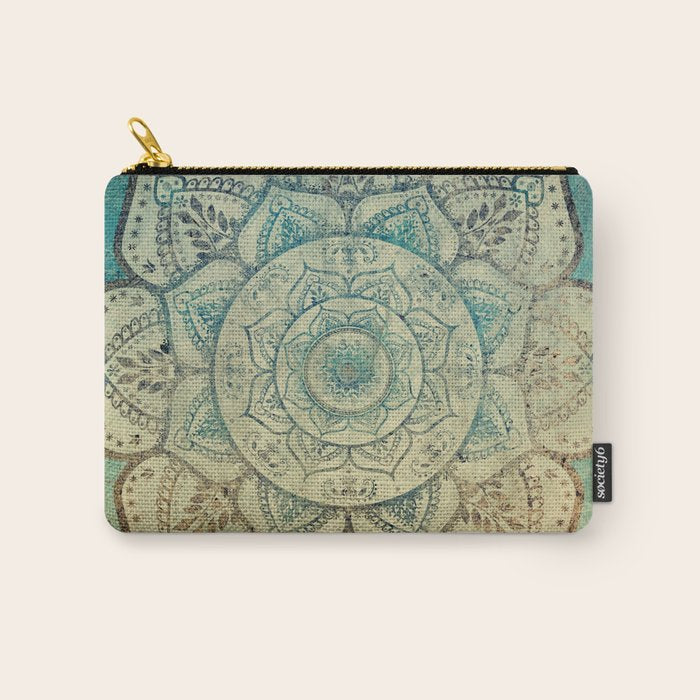 Faded Bohemian Mandala Carry All Pouch Gallery Image 1