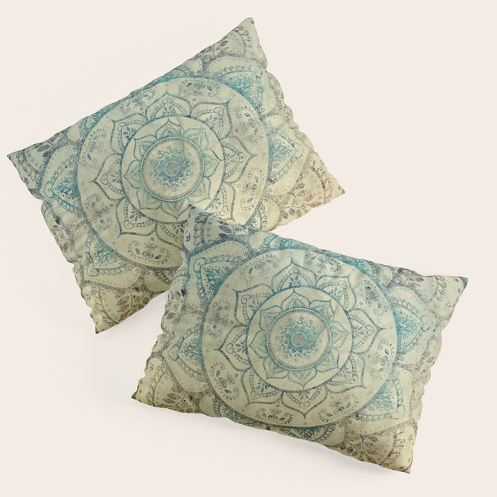 Faded Bohemian Mandala Pillow Sham Gallery Image 3