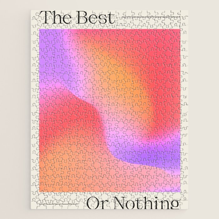 The Best Or Nothing Jigsaw Puzzle Gallery Image 1