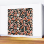 70s flowers - 70s, retro, spring, floral, florals, floral pattern, retro flowers, boho, hippie, earthy, muted Wall Mural Gallery Image 2