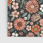70s flowers - 70s, retro, spring, floral, florals, floral pattern, retro flowers, boho, hippie, earthy, muted Poster Gallery Image 3