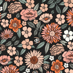 70s flowers - 70s, retro, spring, floral, florals, floral pattern, retro flowers, boho, hippie, earthy, muted Coffee Mug Gallery Image 2