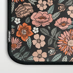 70s flowers - 70s, retro, spring, floral, florals, floral pattern, retro flowers, boho, hippie, earthy, muted Laptop Sleeve Gallery Image 3
