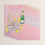Oysters and Champagne Celebration Wrapping Paper Gallery Image 3