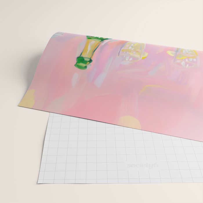 Oysters and Champagne Celebration Wrapping Paper Gallery Image 2