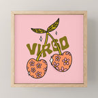 Virgo Cherries Mini Art Print Gallery Image 1