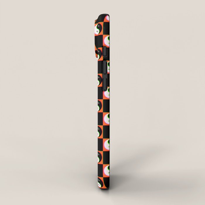 Spooky Yin Yang 3D Print iPhone Case Gallery Image 2