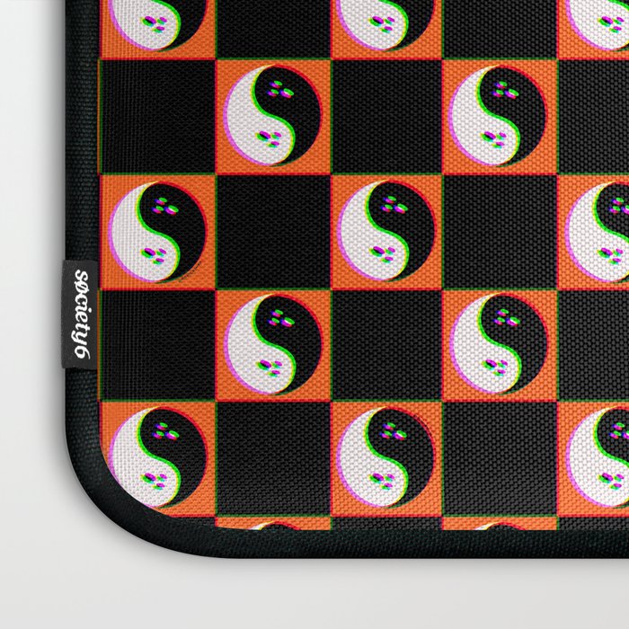 Spooky Yin Yang 3D Print Laptop Sleeve Gallery Image 3