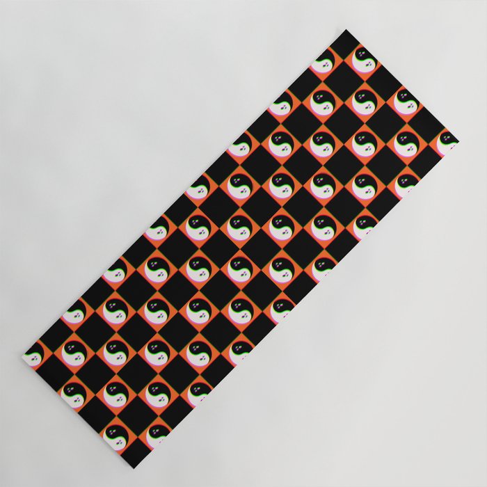 Spooky Yin Yang 3D Print Yoga Mat Gallery Image 1