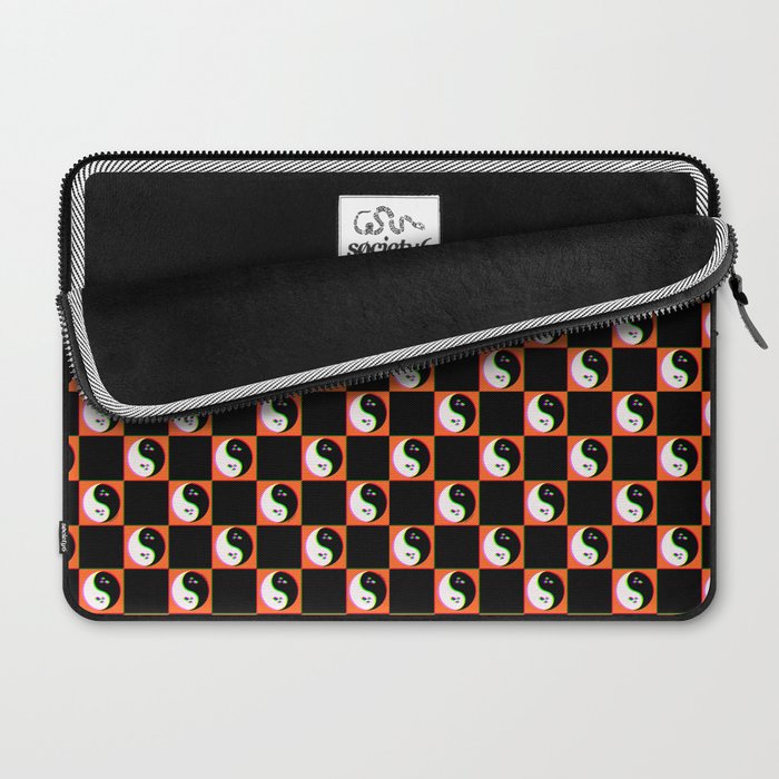 Spooky Yin Yang 3D Print Laptop Sleeve Gallery Image 2