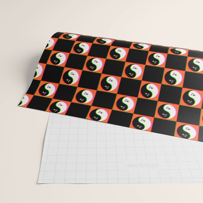 Spooky Yin Yang 3D Print Wrapping Paper Gallery Image 2