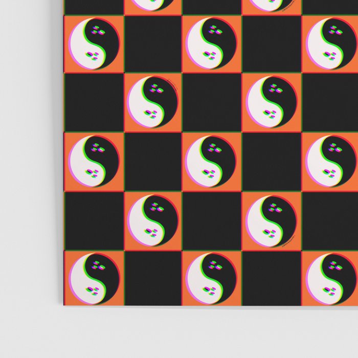 Spooky Yin Yang 3D Print Poster Gallery Image 3