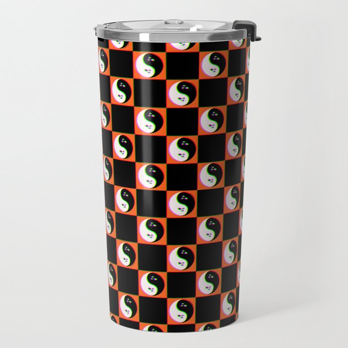 Spooky Yin Yang 3D Print Travel Mug Gallery Image 2