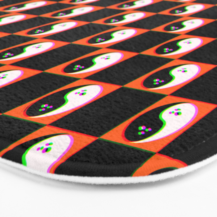 Spooky Yin Yang 3D Print Bath Mat Gallery Image 3