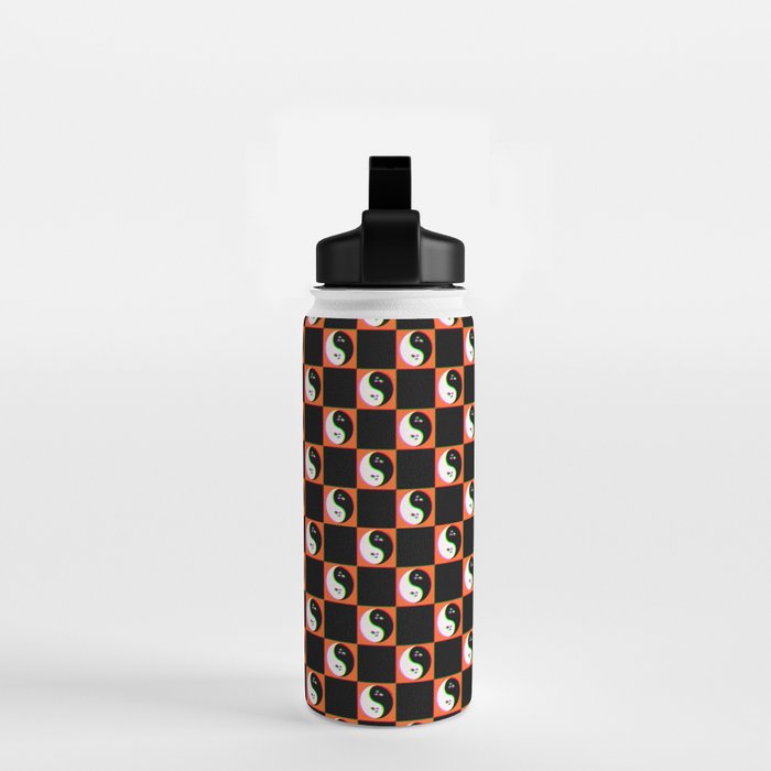 Spooky Yin Yang 3D Print Water Bottle Gallery Image 2