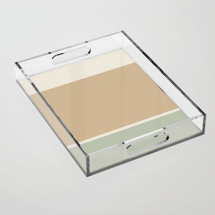 Contemporary Color Block LVI Acrylic Tray Gallery Image 1