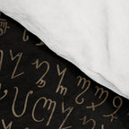 Triple Moon - Triple Goddess Gold and black Comforter Gallery Image 4