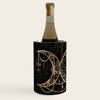 Triple Moon - Triple Goddess Gold and black Wine Chiller Gallery Image 2